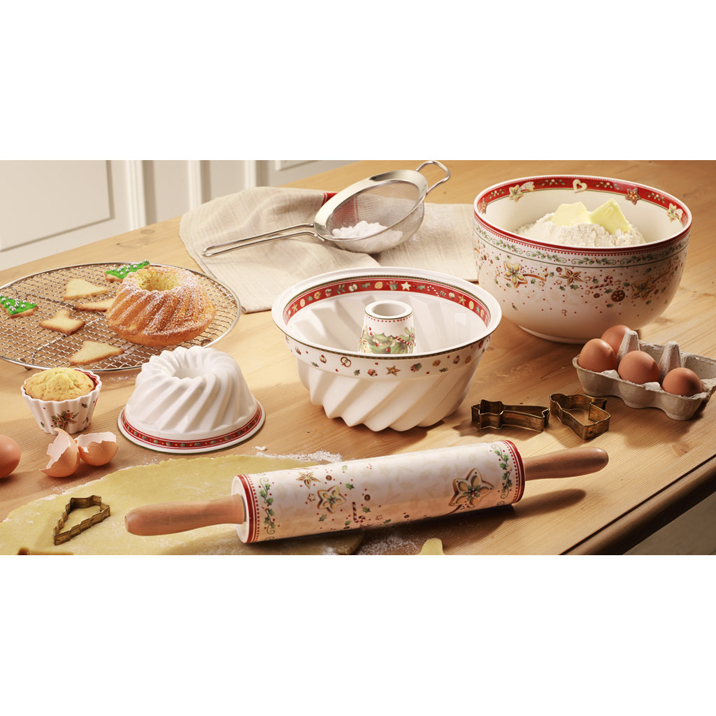 VILLEROY AND BOCH H Winter Bakery Dikdörtgen Servis Tabağı 39 cm D’Maison 