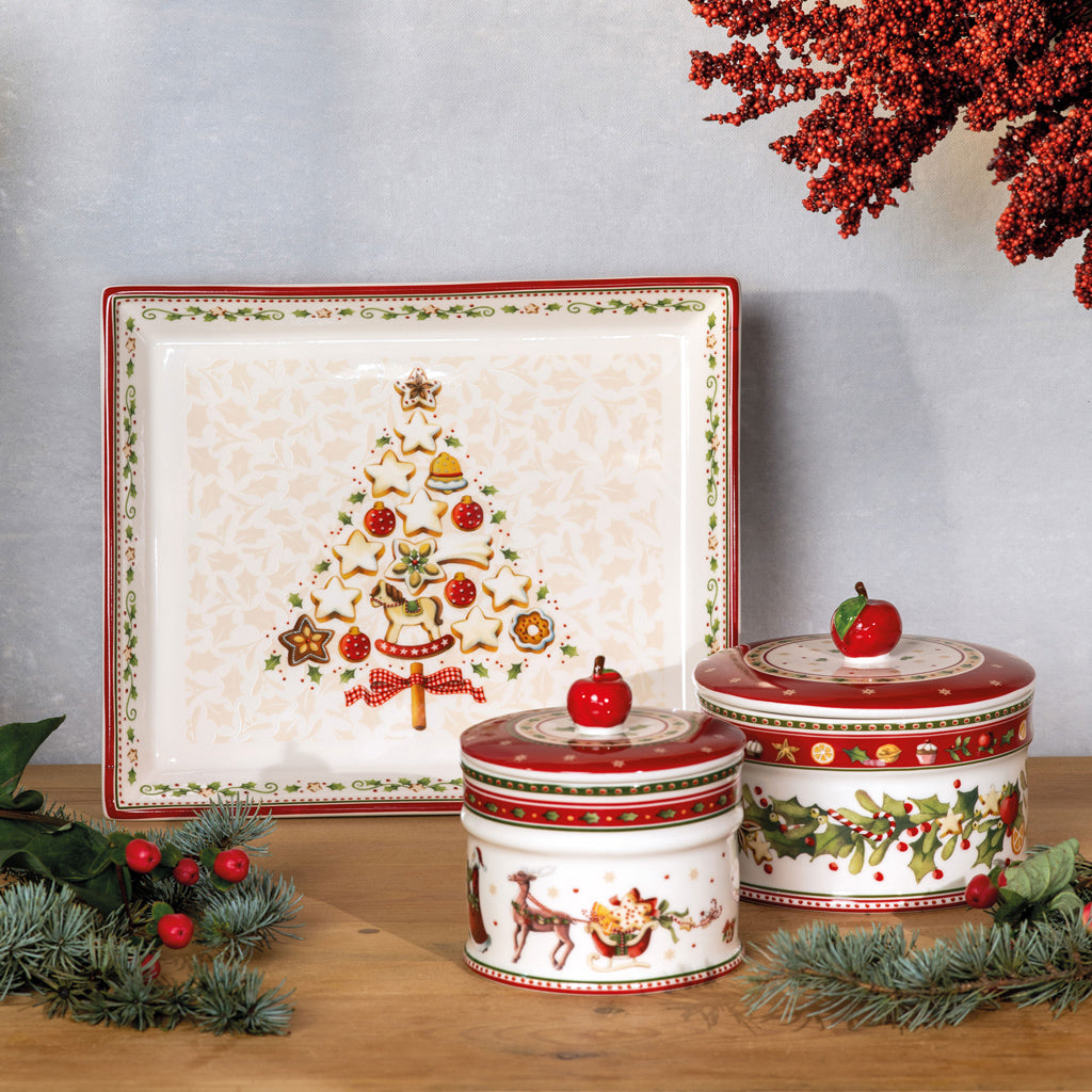 VILLEROY AND BOCH H Winter Bakery Dikdörtgen Servis Tabağı 27 cm D’Maison 