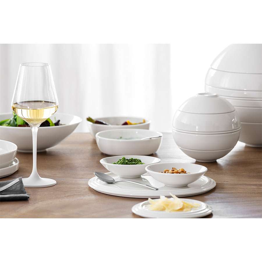 VILLEROY AND BOCH La Petite Boule Beyaz Porselen Servis Seti 5 Parça D’Maison 