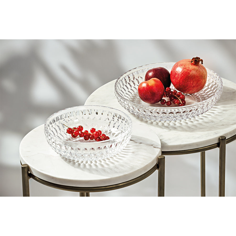 Boston Kristal Sığ Servis Kasesi 24 Cm