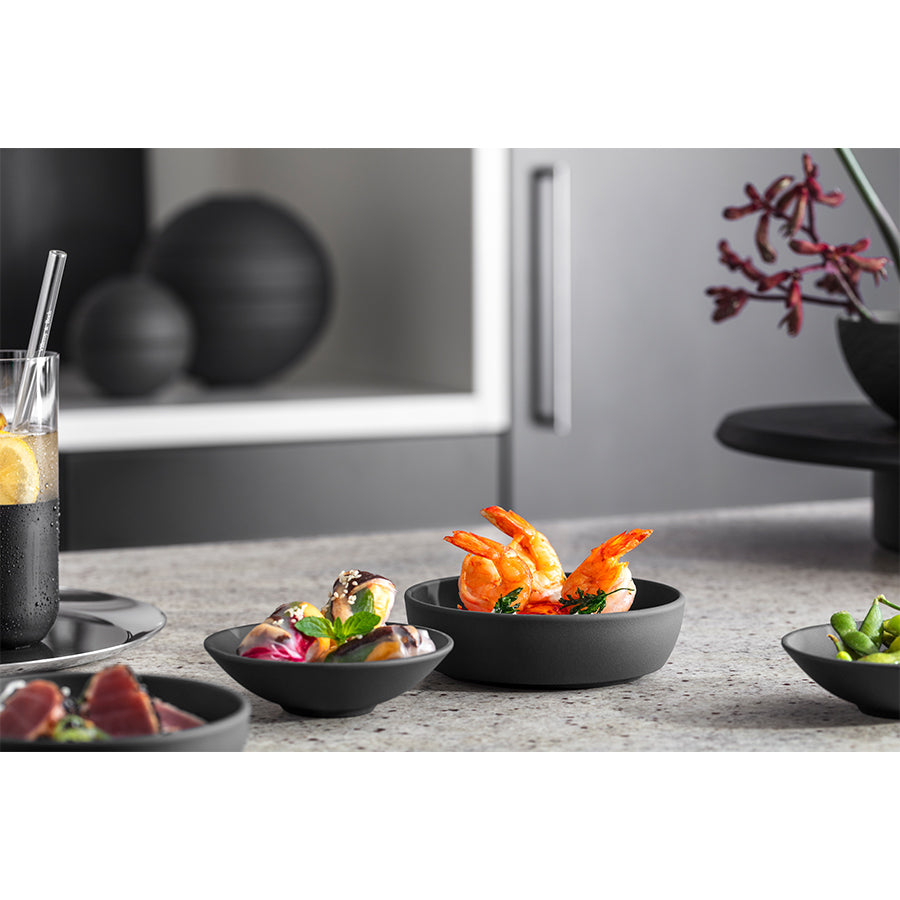 VILLEROY AND BOCH La Petite Boule Siyah Porselen Servis Seti 5 Parça D’Maison 