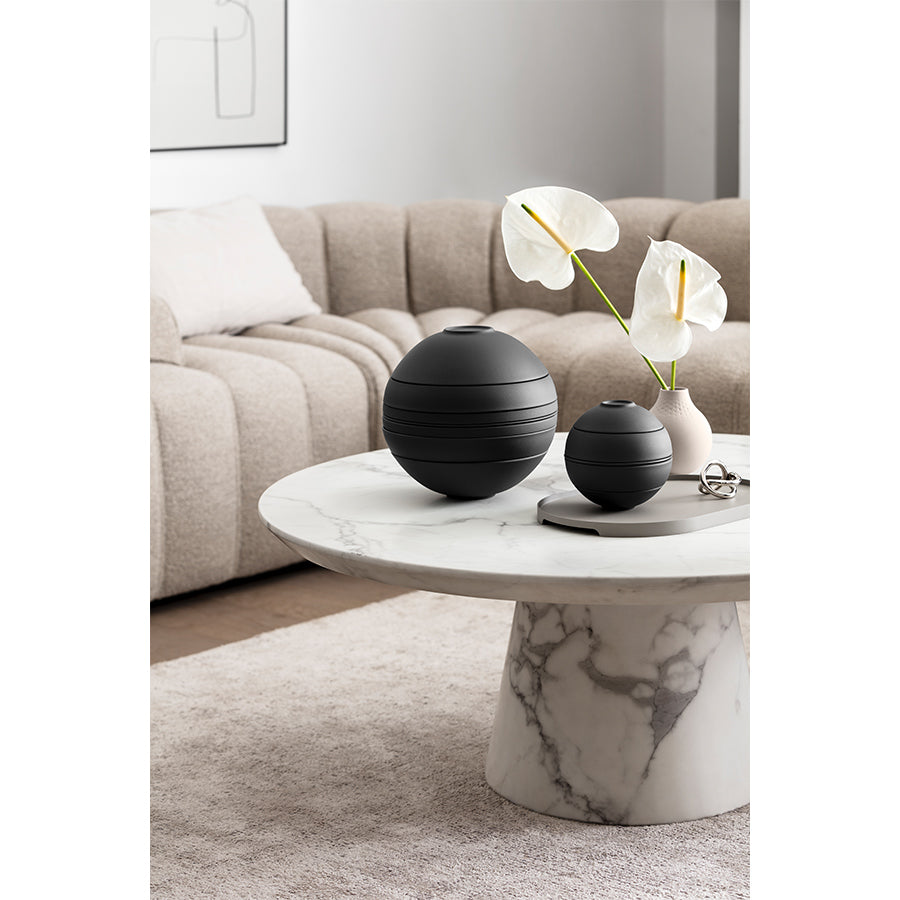 VILLEROY AND BOCH La Petite Boule Siyah Porselen Servis Seti 5 Parça D’Maison 