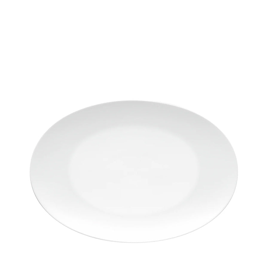 ROSENTHAL TAC Beyaz Oval Porselen Servis Tabağı 34 cm D’Maison 