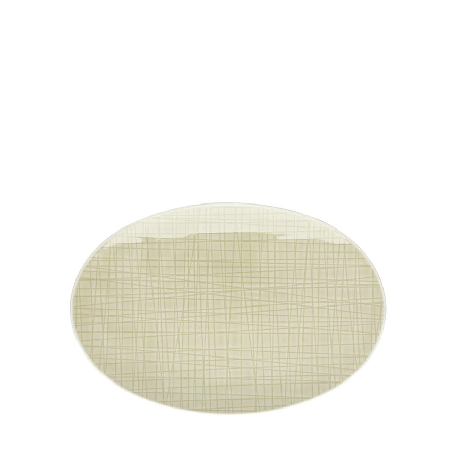 ROSENTHAL Mesh Bej Oval Porselen Servis Tabağı 25 cm D’Maison 