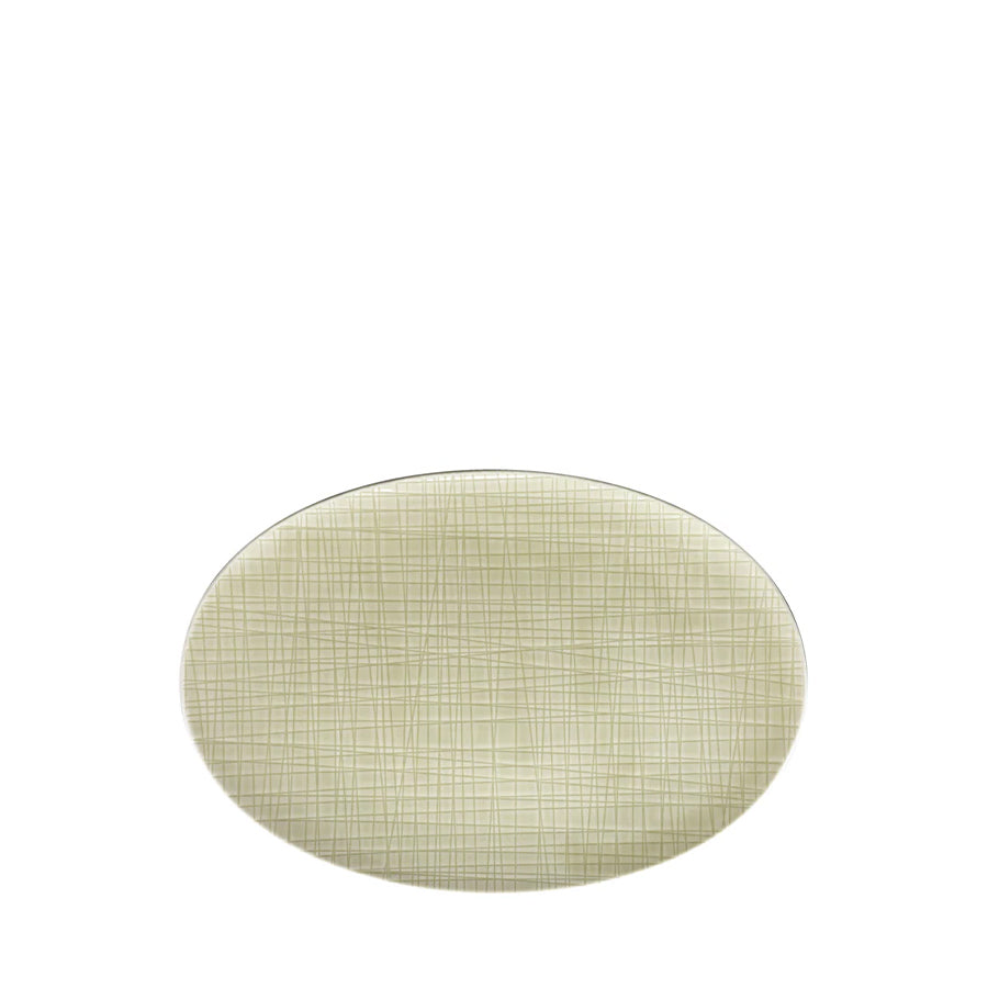 ROSENTHAL Mesh Bej Oval Porselen Servis Tabağı 30 cm D’Maison 