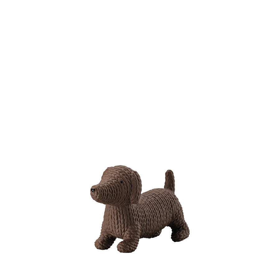 ROSENTHAL Pets Köpek Alfanso Kahverengi Porselen Biblo 7 cm D’Maison 