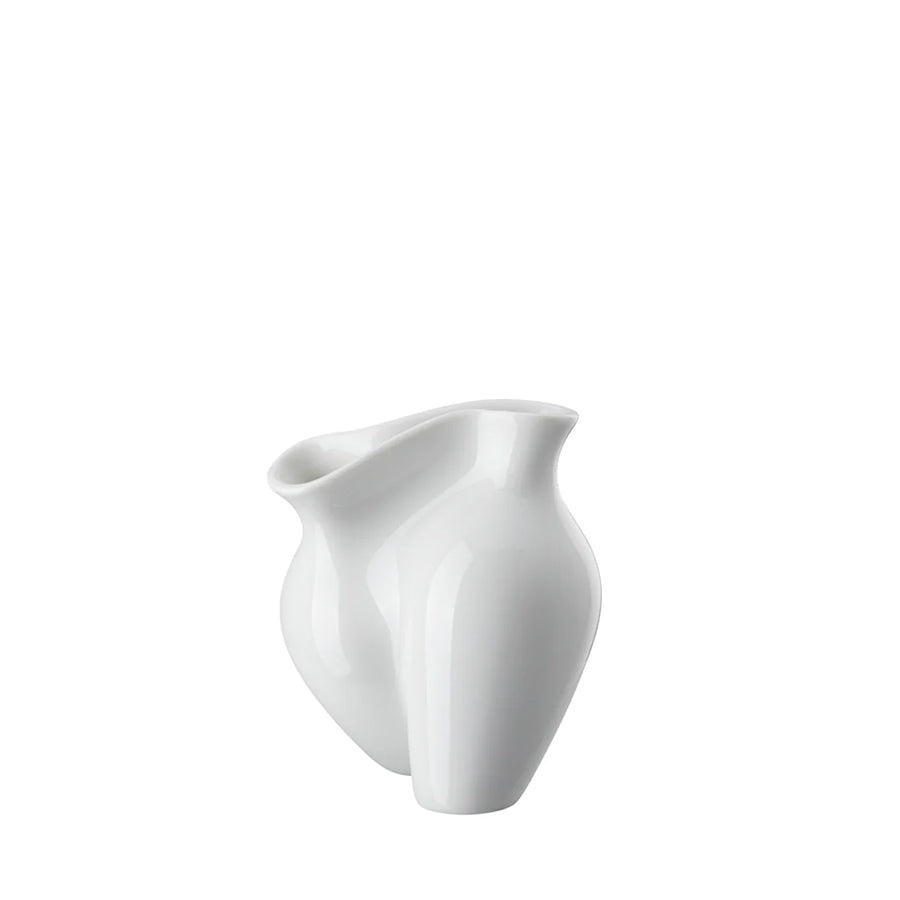 ROSENTHAL Miniature La Chute Beyaz Porselen Vazo 10 cm D’Maison 