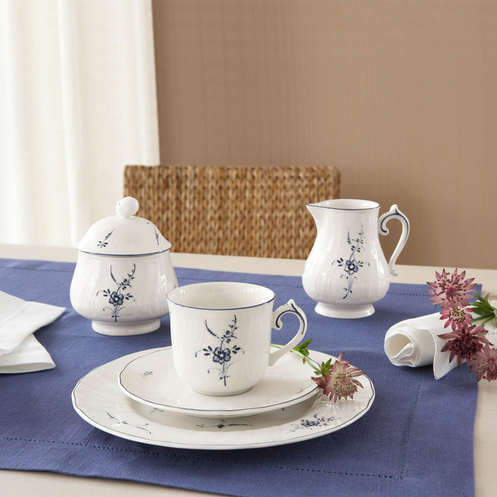 VILLEROY AND BOCH H Old Luxembourg Blue Blanc Sütlük D’Maison 