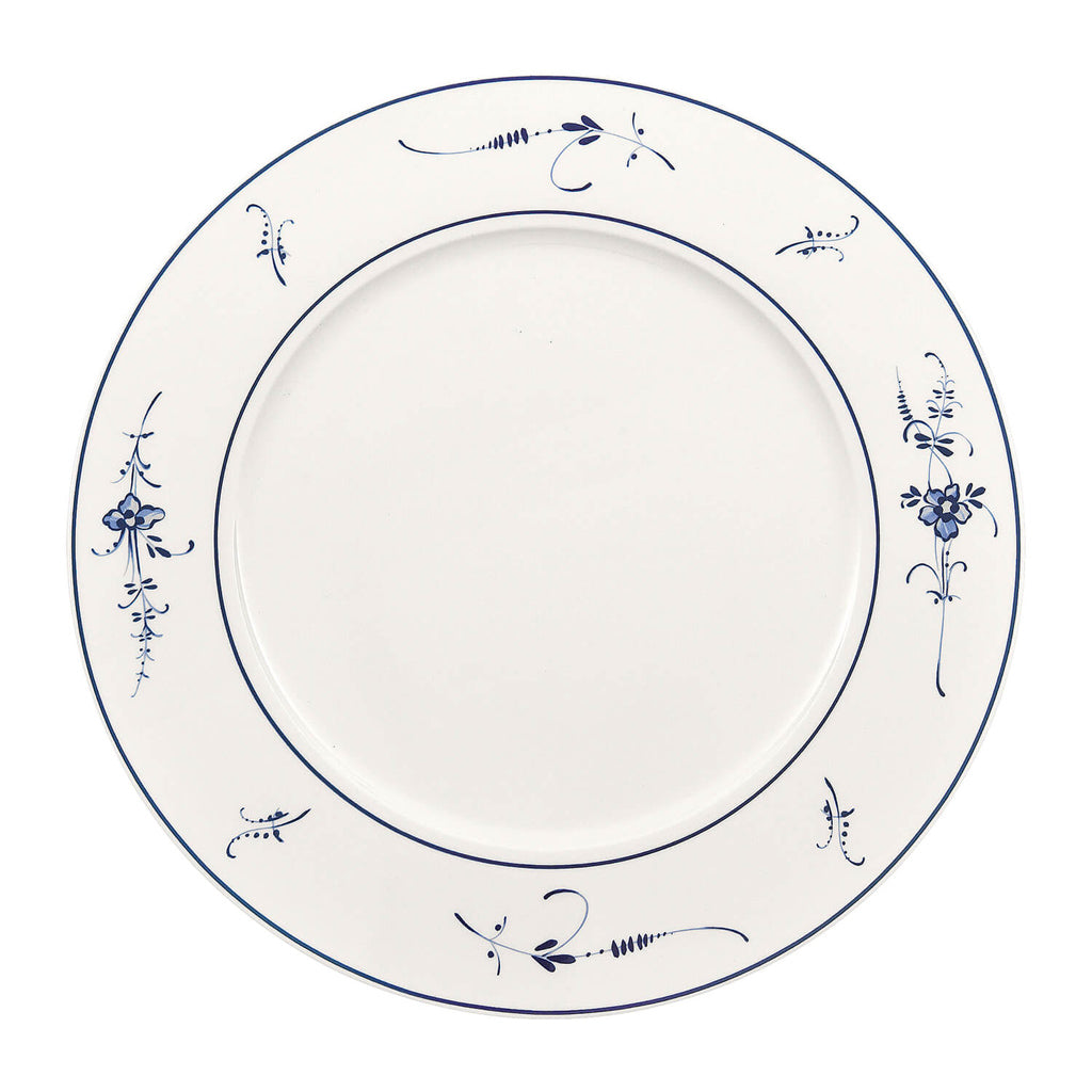 VILLEROY AND BOCH H Old Luxembourg Blue Blanc Servis Tabağı, Supla 30 cm D’Maison 