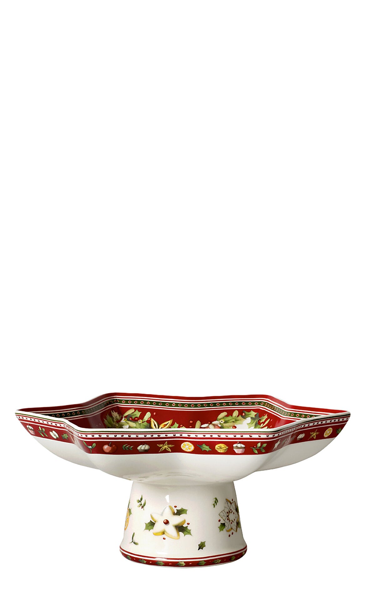 VILLEROY AND BOCH Winter Bakery Ayaklı Yıldız Servis Kasesi 27 cm D’Maison 