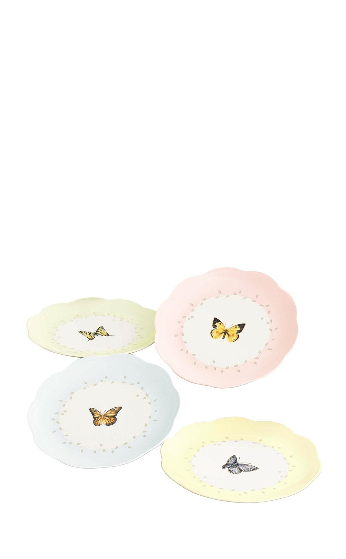 LENOX H Butterfly Pasta Tabağı, 20cm, 4 Renk, 4'lü Set D’Maison 