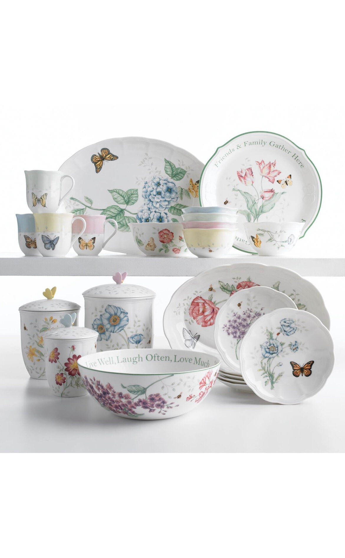 LENOX H Butterfly Oval Servis Tabağı, 41cm D’Maison 