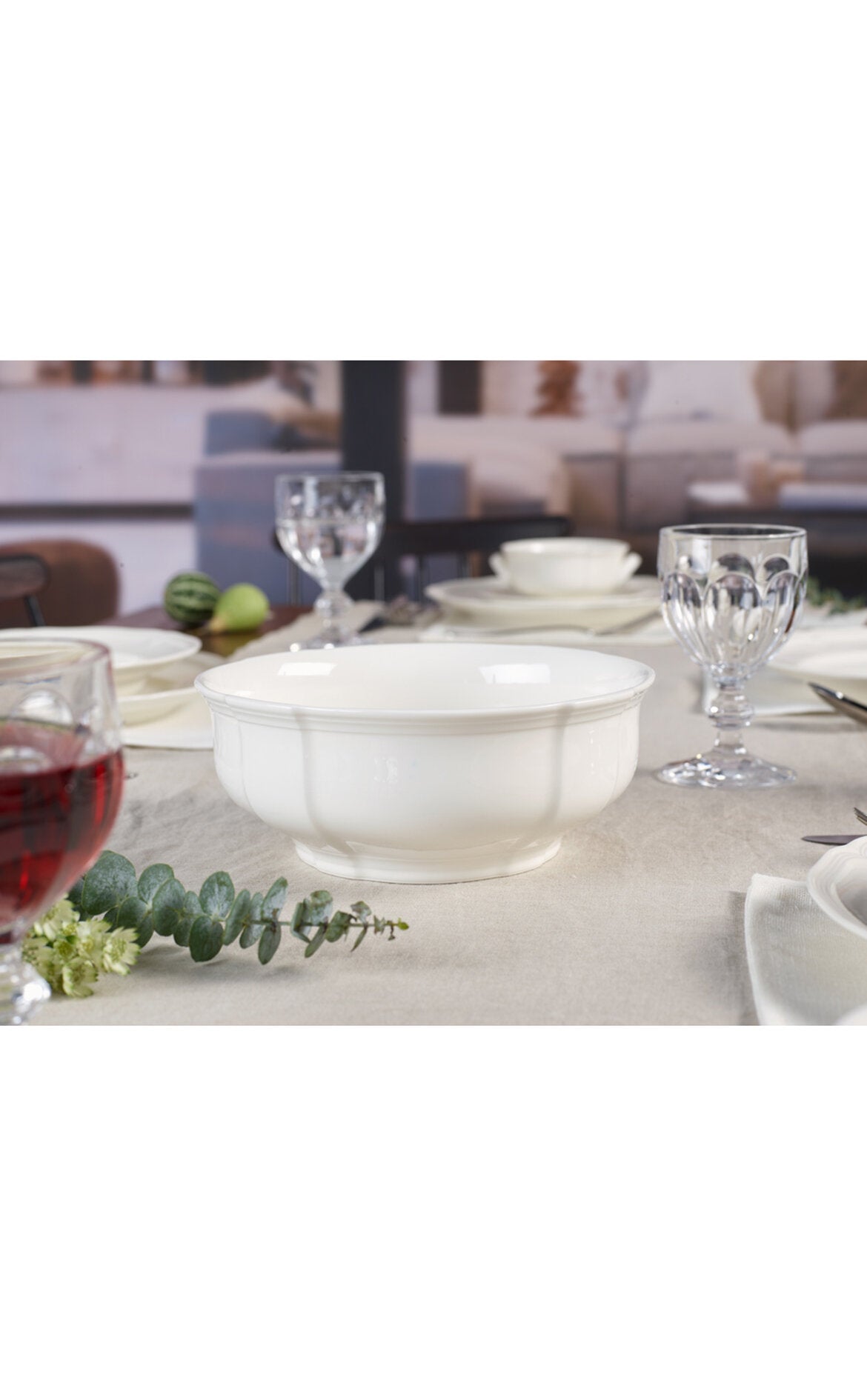 VILLEROY AND BOCH Manoir Beyaz Servis Kasesi 21 cm D’Maison 