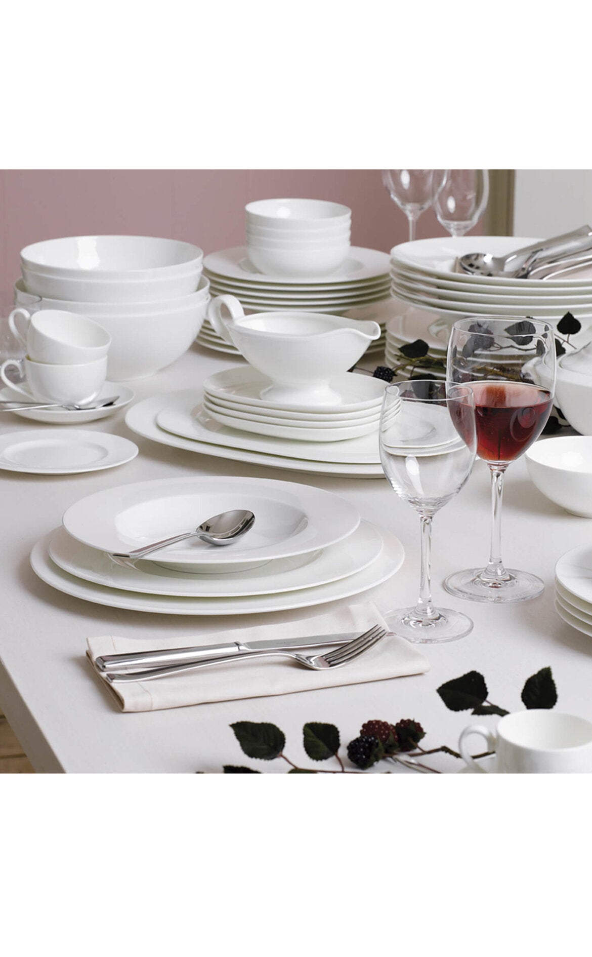 VILLEROY AND BOCH H Royal Beyaz Çukur Tabak 24 cm D’Maison 