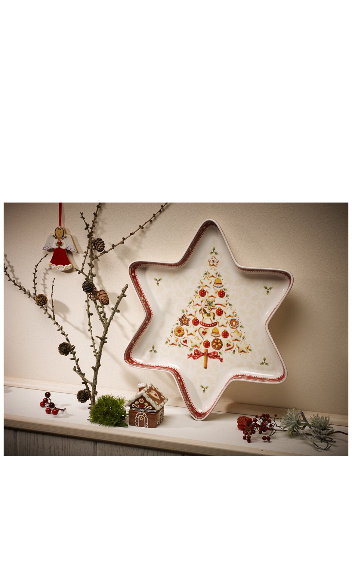 VILLEROY AND BOCH H Winter Bakery Yıldız Servis Kasesi 37,5 cm D’Maison 