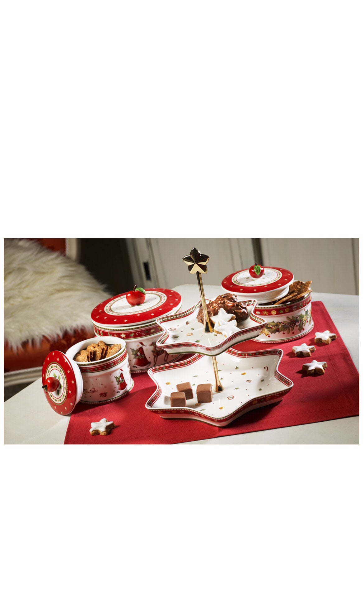 VILLEROY AND BOCH Winter Bakery Kapaklı Kavanoz 17 cm D’Maison 