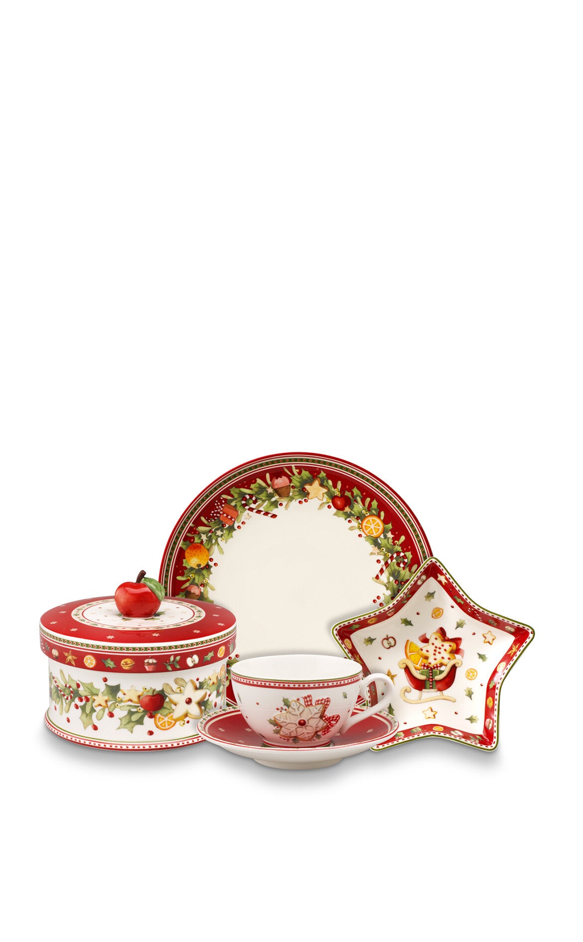 VILLEROY AND BOCH H Winter Bakery Kapaklı Kavanoz 13 cm D’Maison 