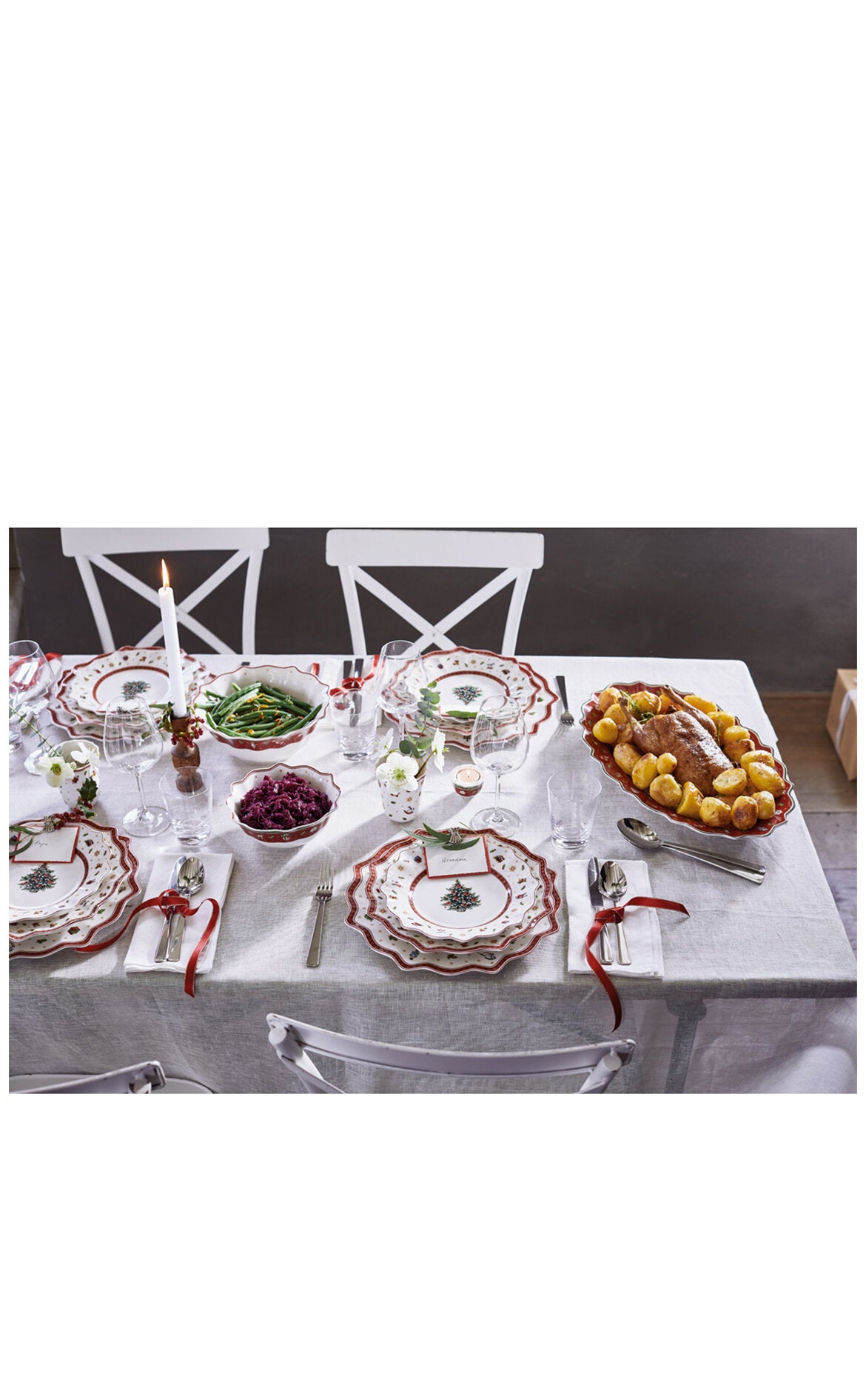 VILLEROY AND BOCH Toy's Delight Yılbaşı Servis Kasesi 25 cm D’Maison 