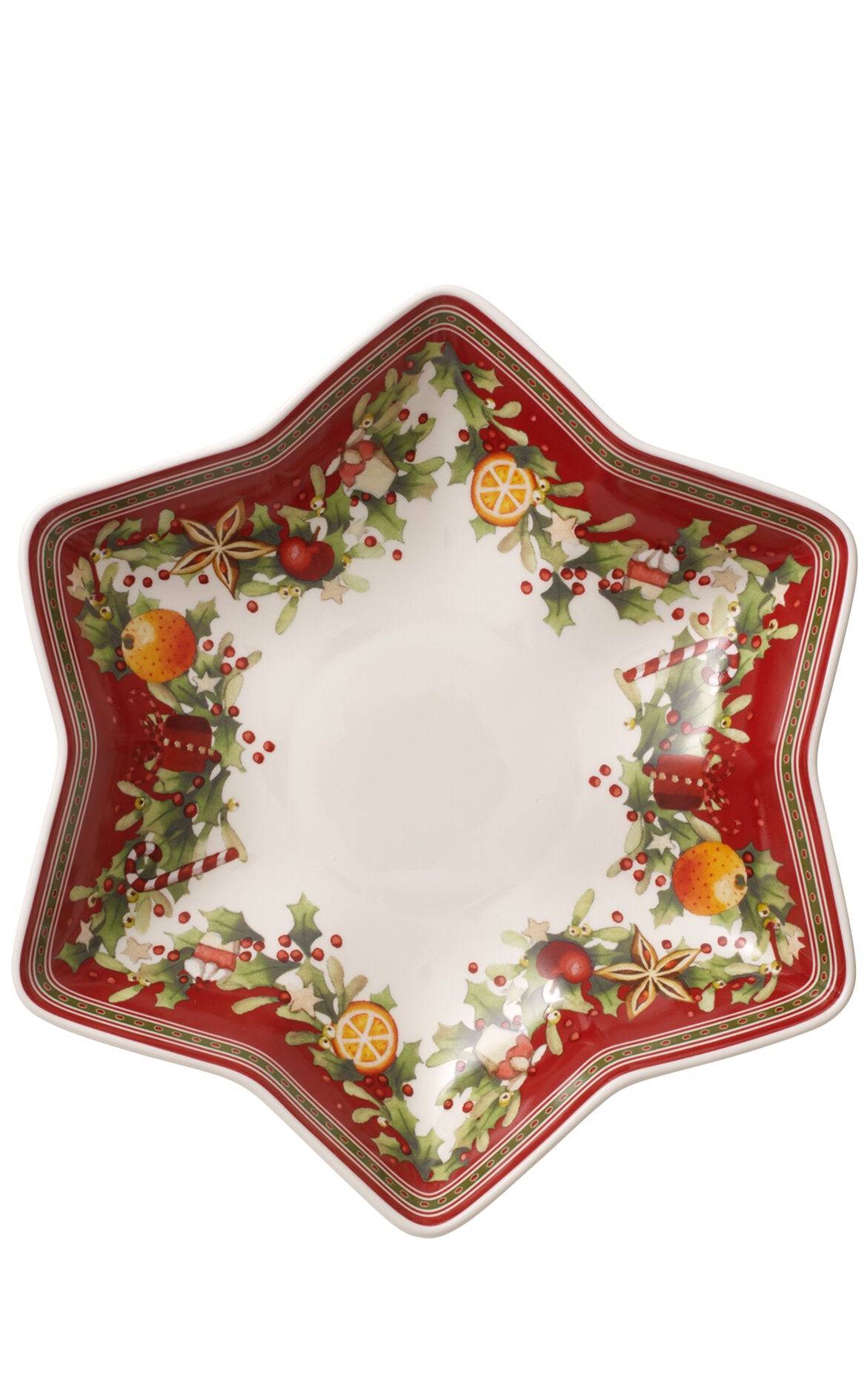 VILLEROY AND BOCH Winter Bakery Ayaklı Yıldız Servis Kasesi 27 cm D’Maison 