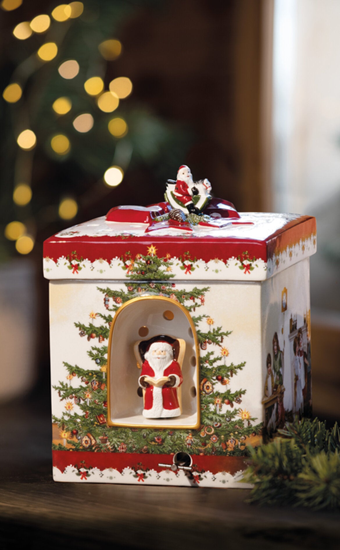 VILLEROY AND BOCH Christmas Toys Noel Baba Müzik Kutusu D’Maison 