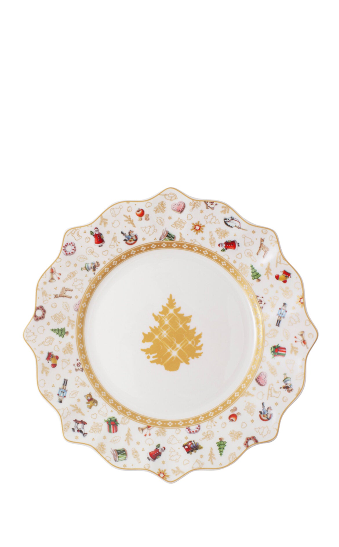 VILLEROY AND BOCH Toy's Delight Yılbaşı Pasta Tabağı, Yıl Dönümü, 24 cm D’Maison 