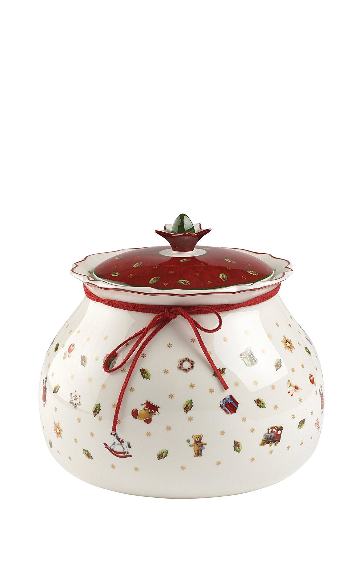 VILLEROY AND BOCH Toy's Delight Yılbaşı Porselen Dekoratif Kutu 21 cm D’Maison 