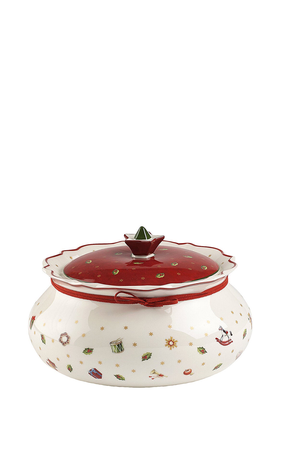 VILLEROY AND BOCH Toy's Delight Yılbaşı Porselen Dekoratif Kutu 20 cm D’Maison 