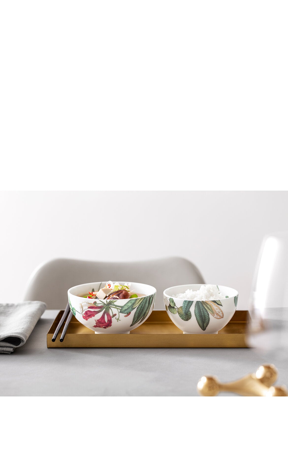 VILLEROY AND BOCH H Avarua Tropik Desenli Kase 15 cm D’Maison 