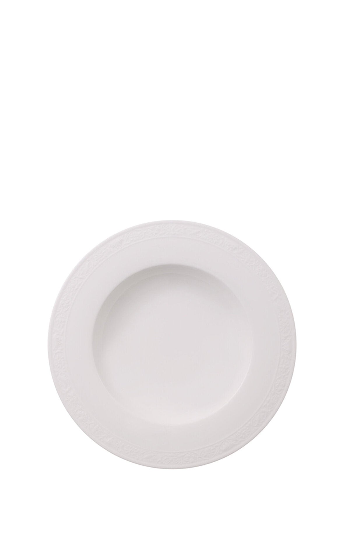 VILLEROY AND BOCH H White Pearl Beyaz Çukur Tabak 24 cm D’Maison 