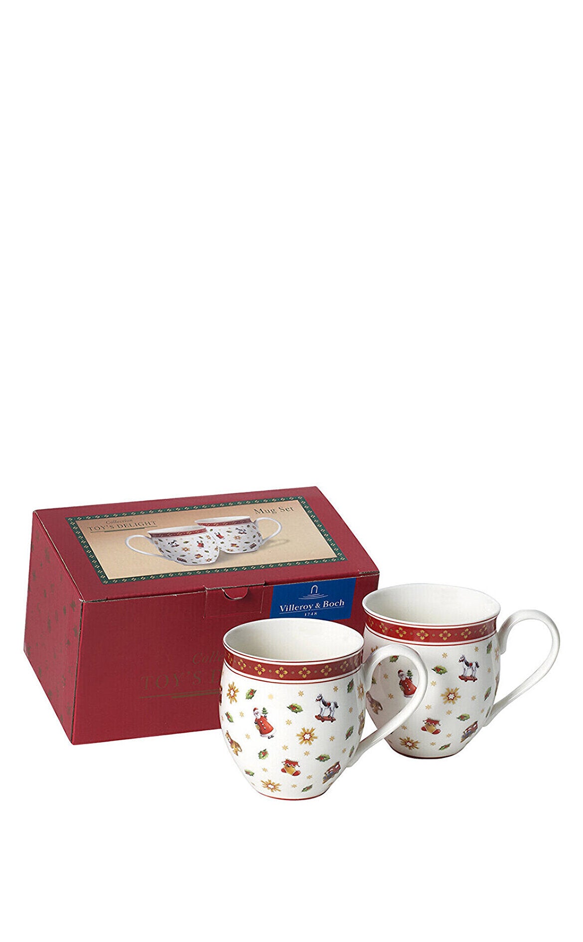 VILLEROY AND BOCH H Toy's Delight Yılbaşı Kupa 2'li Set D’Maison 