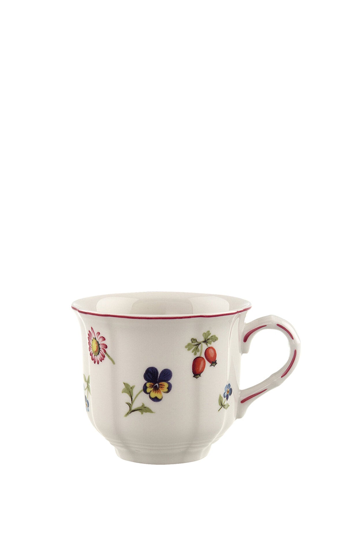 VILLEROY AND BOCH H Petite Fleur Çiçek Desenli Kahve, Çay Fincanı 0,15 L D’Maison 