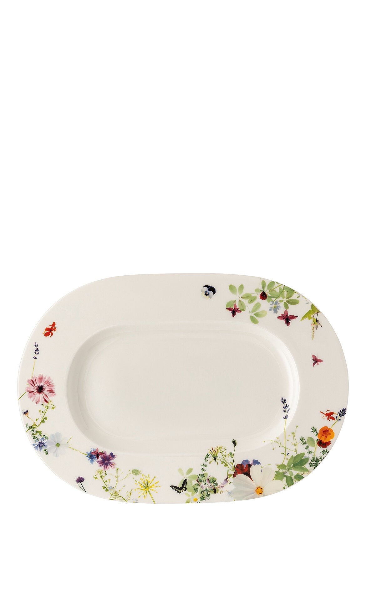 ROSENTHAL Grand Air Oval Porselen Servis Tabağı 34 cm D’Maison 