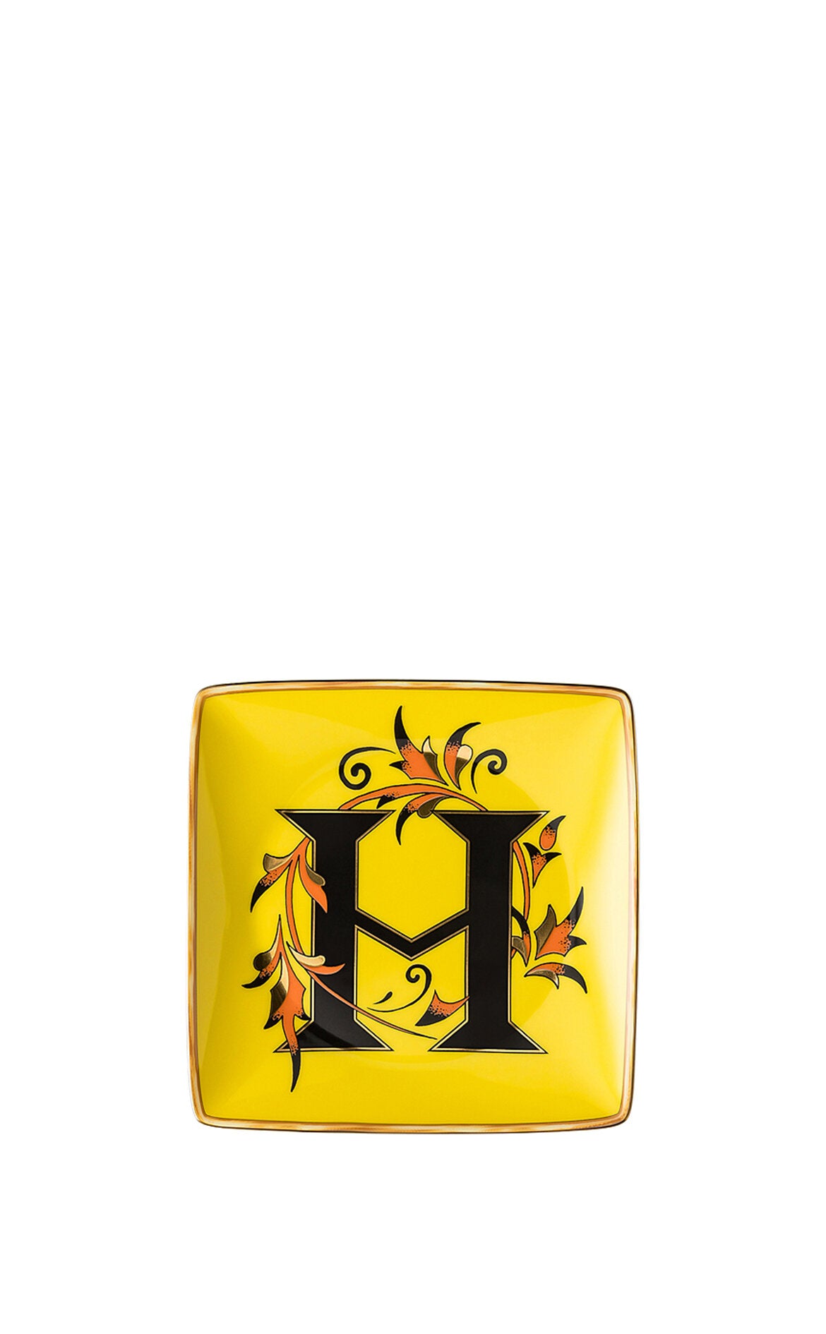 VERSACE Alphabet H Harfli Porselen Dekoratif Tabak !2 cm D’Maison 