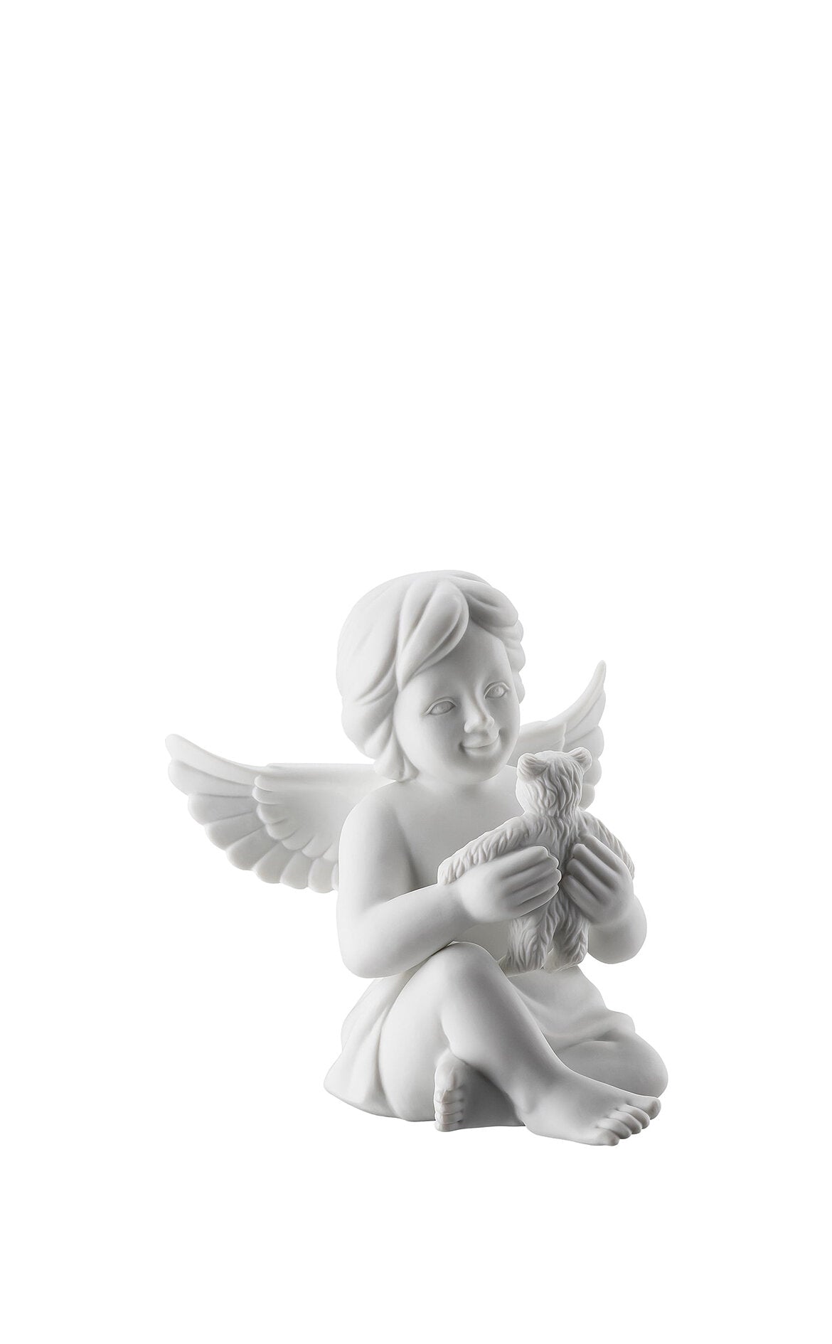 ROSENTHAL Ayıcıklı Melek Beyaz Porselen Biblo 14 cm D’Maison 