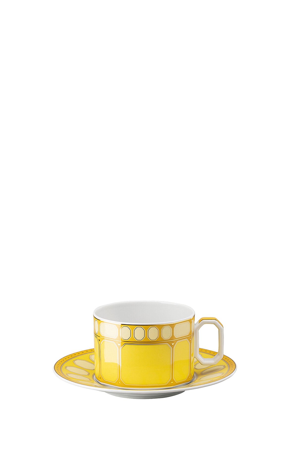ROSENTHAL Signum Jonquil Sarı Porselen Kahve/Çay Fincan ve Tabağı D’Maison 