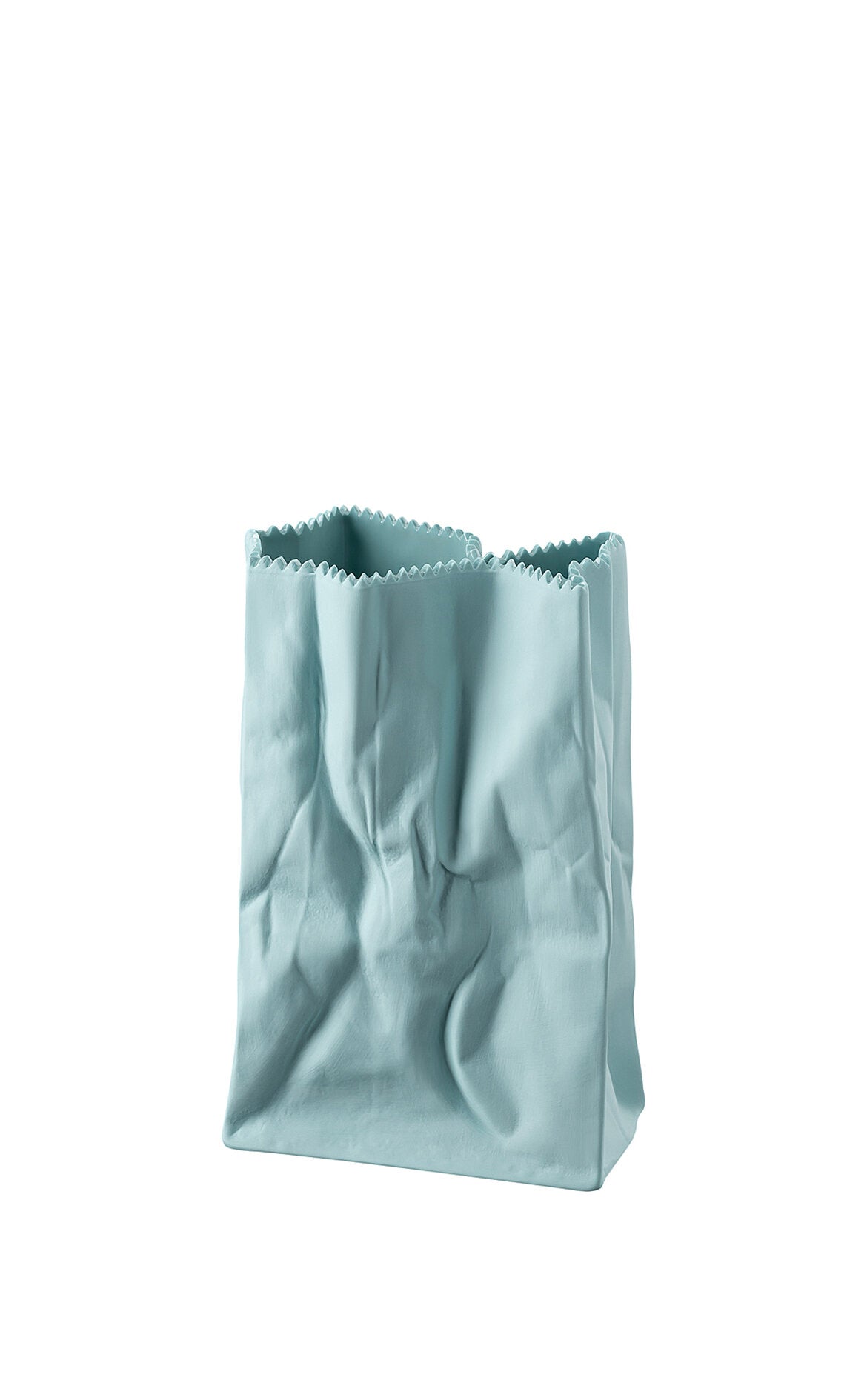 ROSENTHAL Paper Bag Su Yeşili Porselen Vazo 18 cm D’Maison 