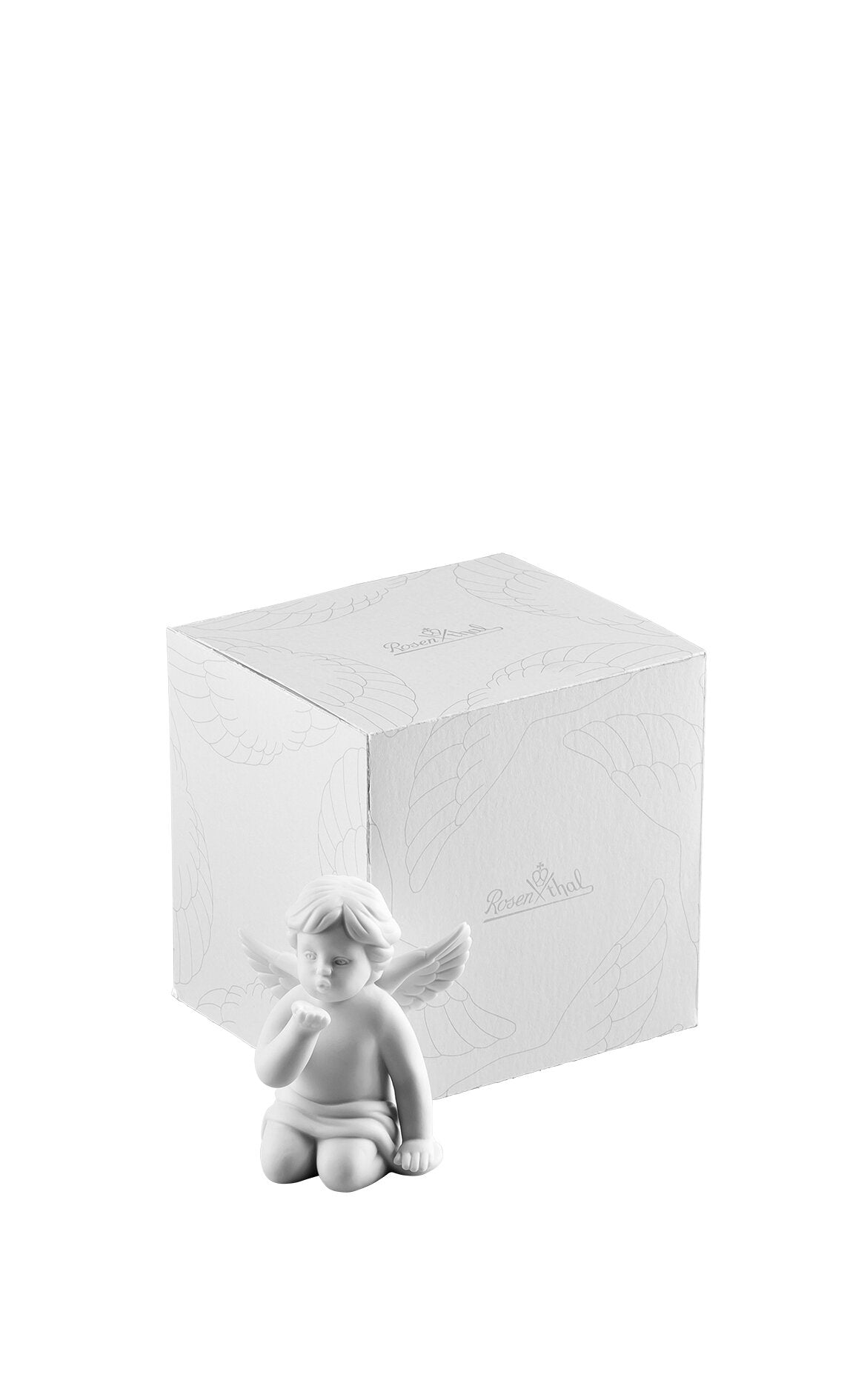 ROSENTHAL El Öpen Melek Beyaz Porselen Biblo 6 cm D’Maison 
