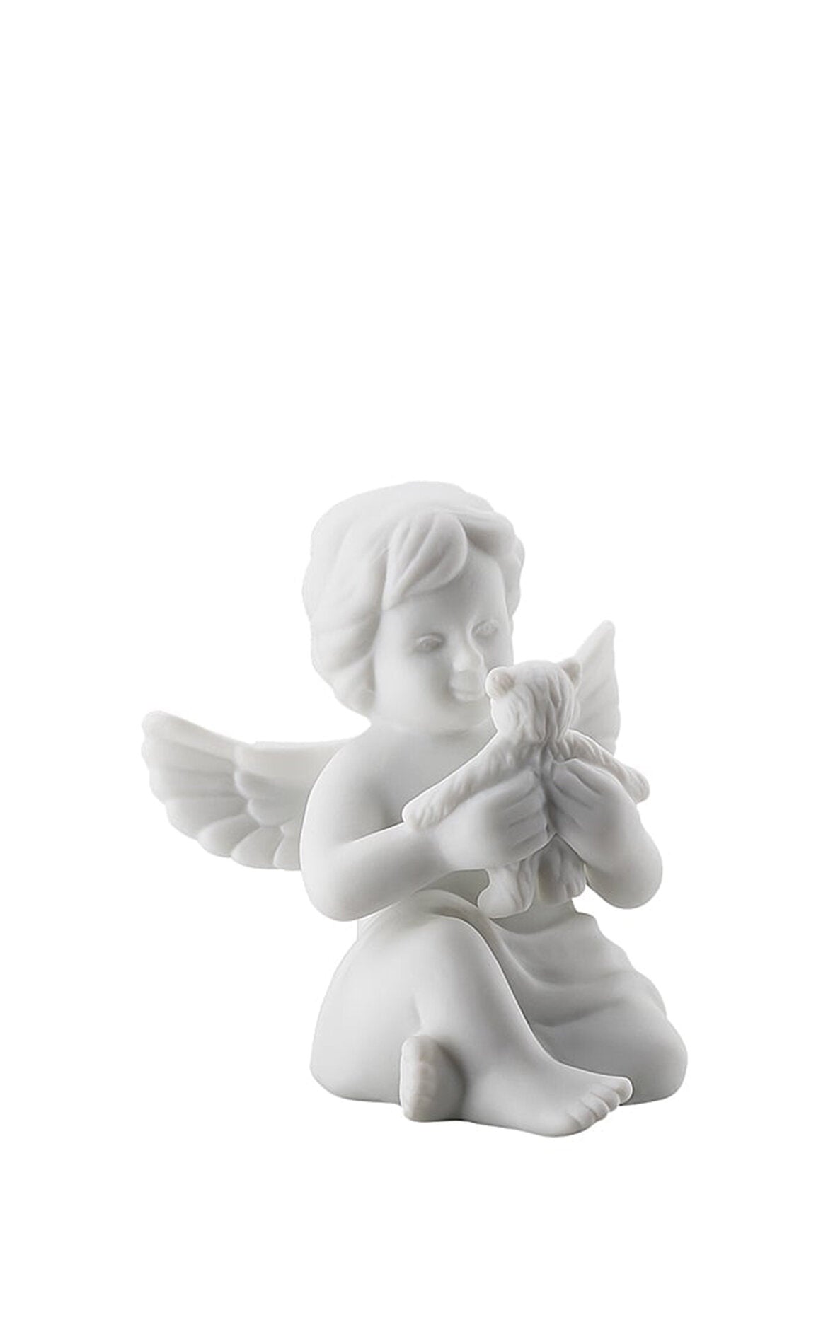 ROSENTHAL Ayıcıklı Melek Beyaz Porselen Biblo 6 cm D’Maison 