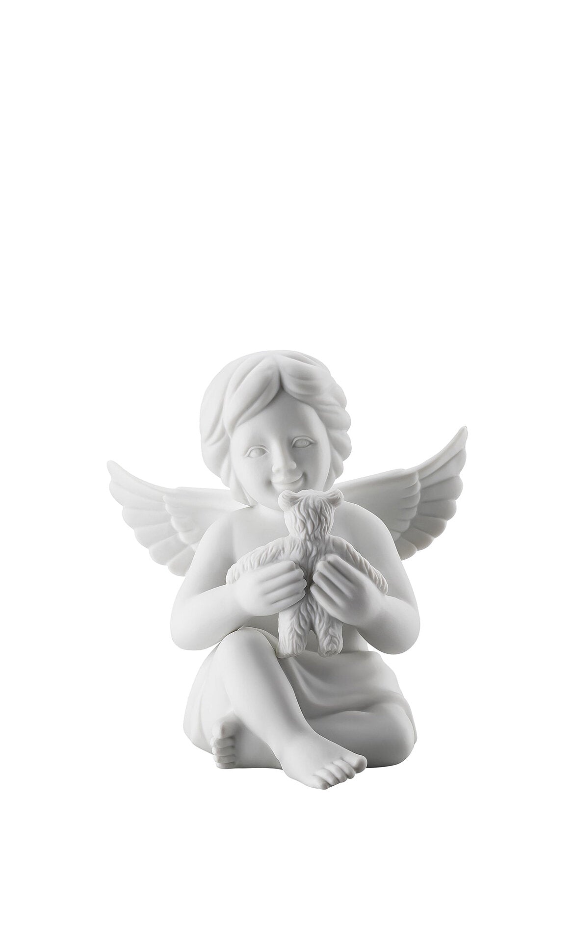 ROSENTHAL Ayıcıklı Melek Beyaz Porselen Biblo 14 cm D’Maison 