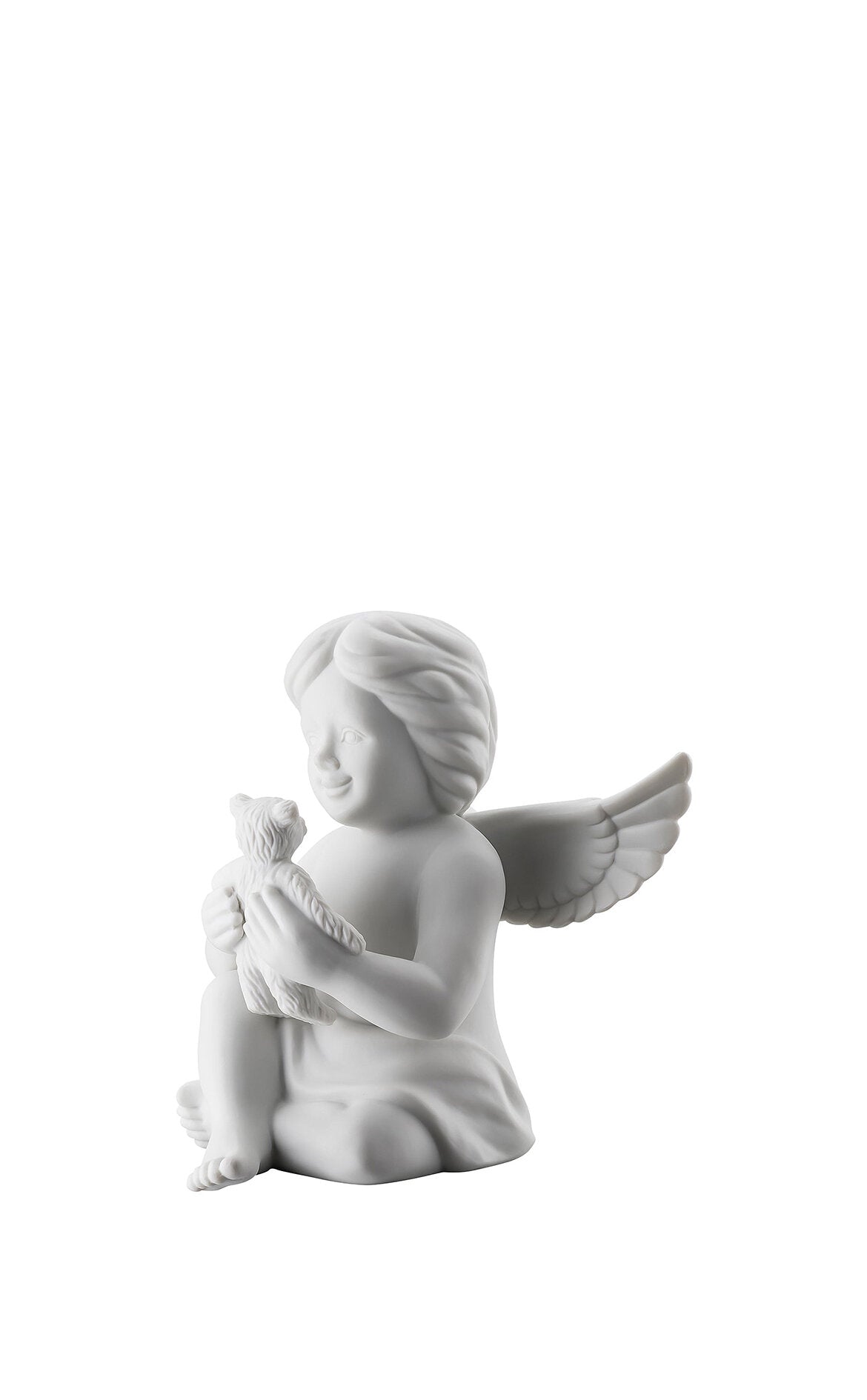 ROSENTHAL Ayıcıklı Melek Beyaz Porselen Biblo 14 cm D’Maison 