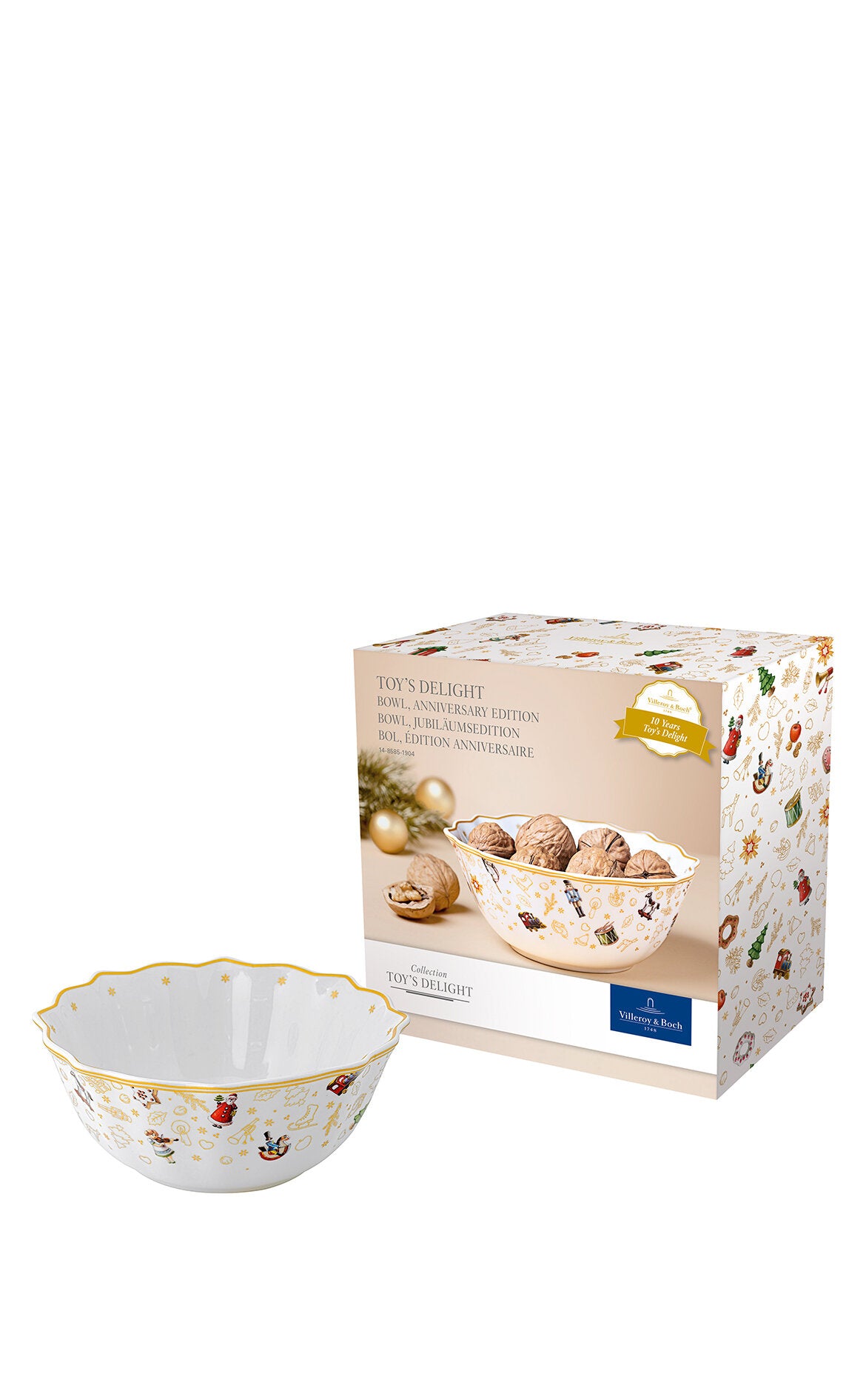 VILLEROY AND BOCH Toy's Delight Yılbaşı Kase 15 cm D’Maison 