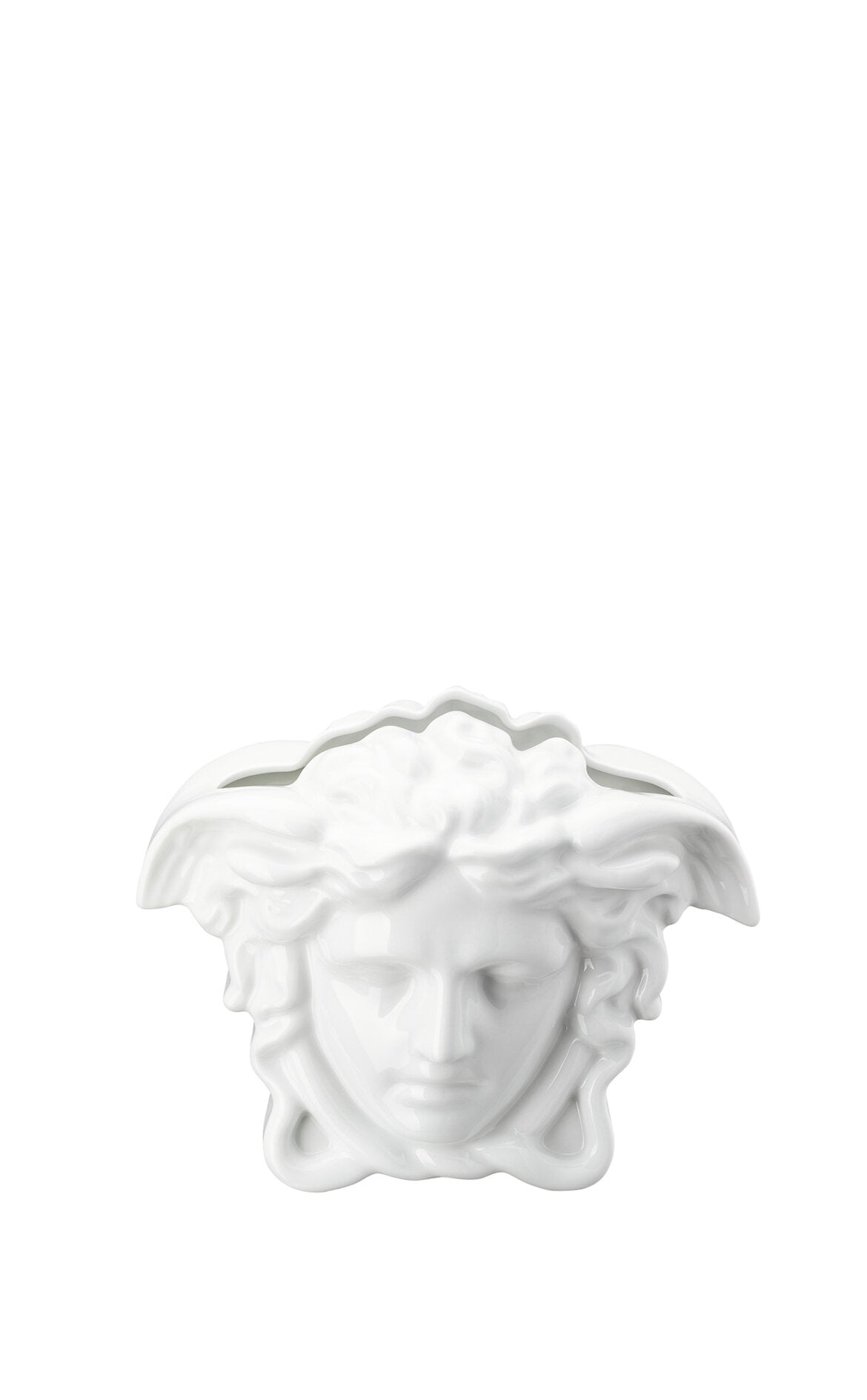 VERSACE Medusa Grande Beyaz Porselen Vazo 21 cm D’Maison 