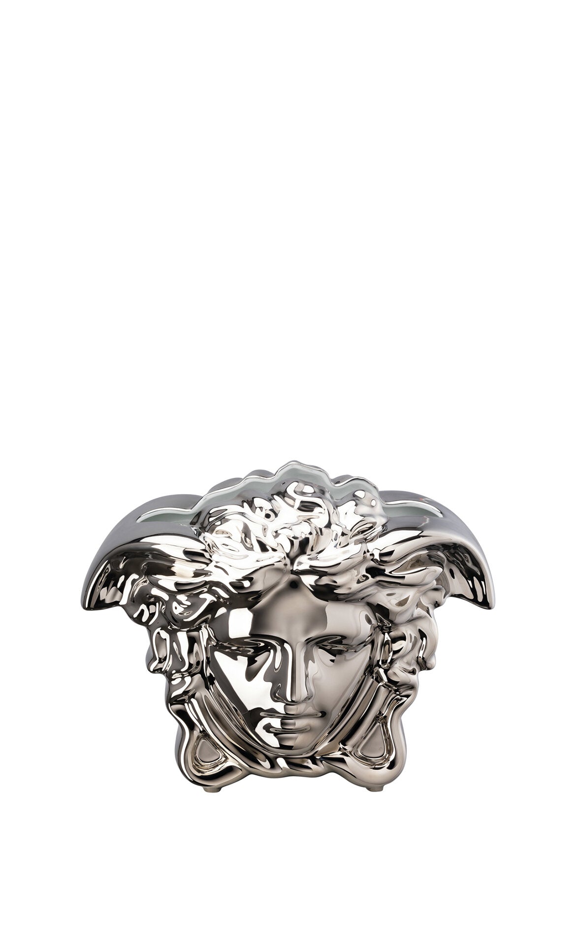 VERSACE Medusa Grande Platin Porselen Vazo 21 cm D’Maison 