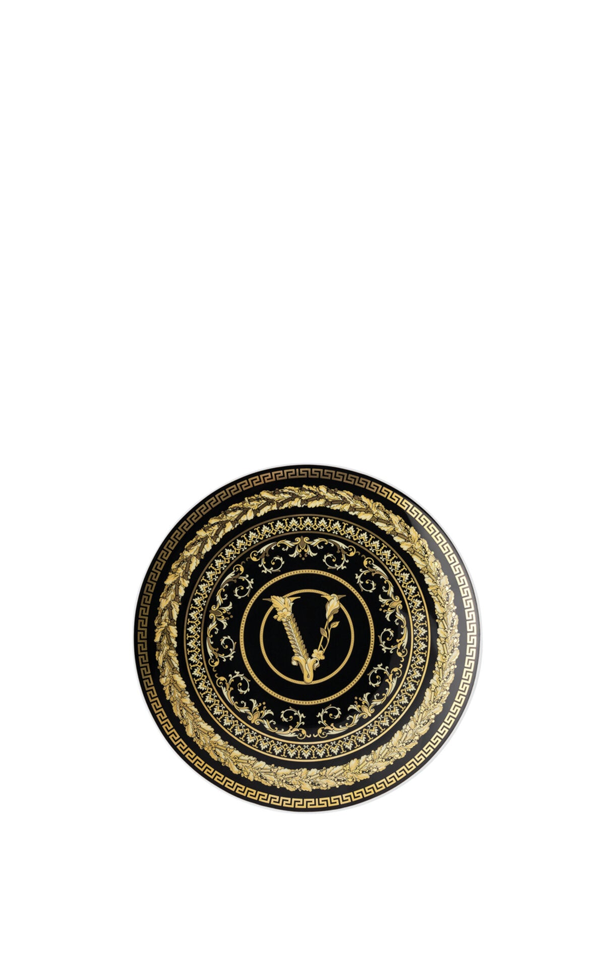 VERSACE Virtus Gala Siyah Porselen Ekmek Tabağı 17 cm D’Maison 