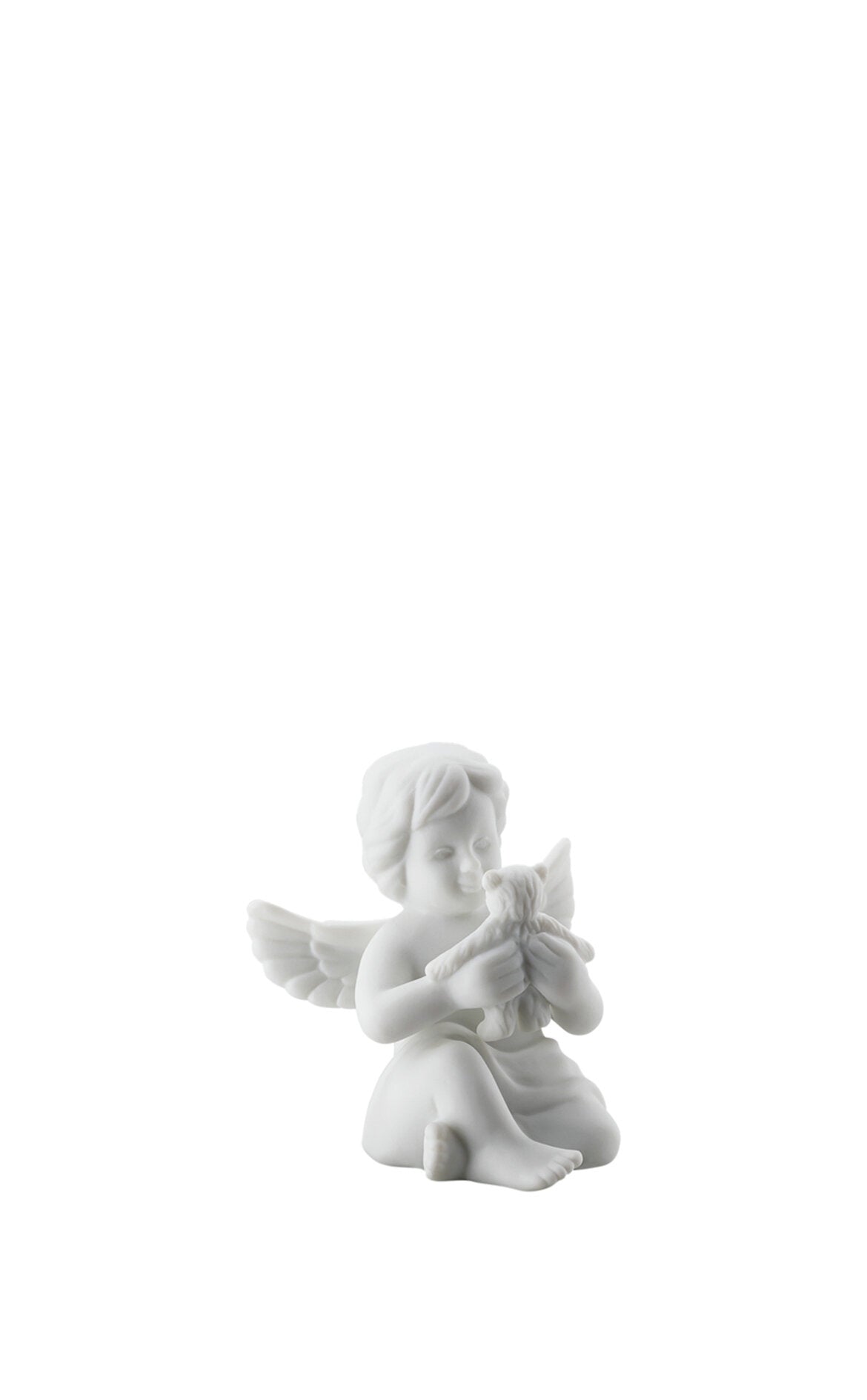 ROSENTHAL Ayıcıklı Melek Beyaz Porselen Biblo 6 cm D’Maison 