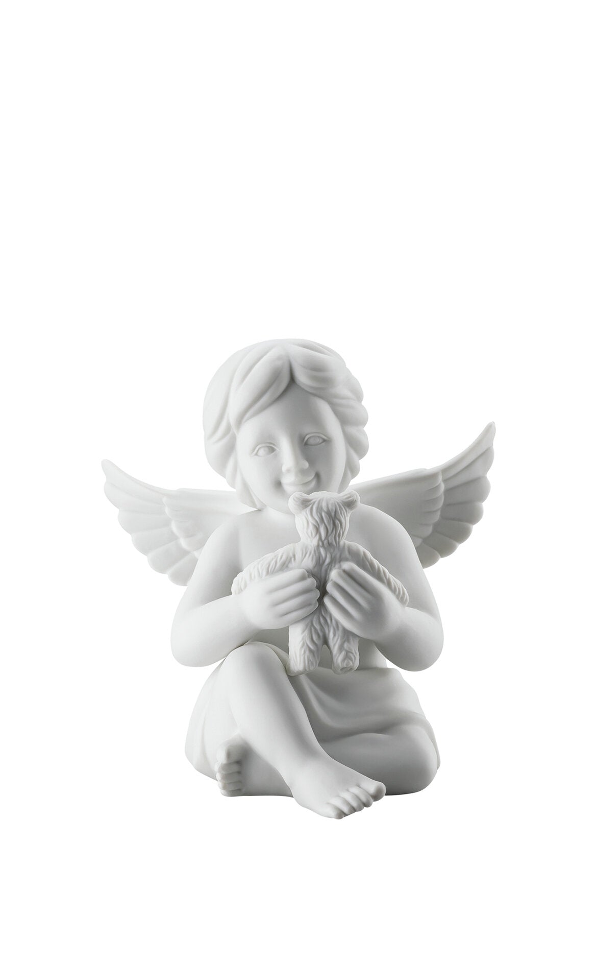 ROSENTHAL Ayıcıklı Melek Beyaz Porselen Biblo 14 cm D’Maison 