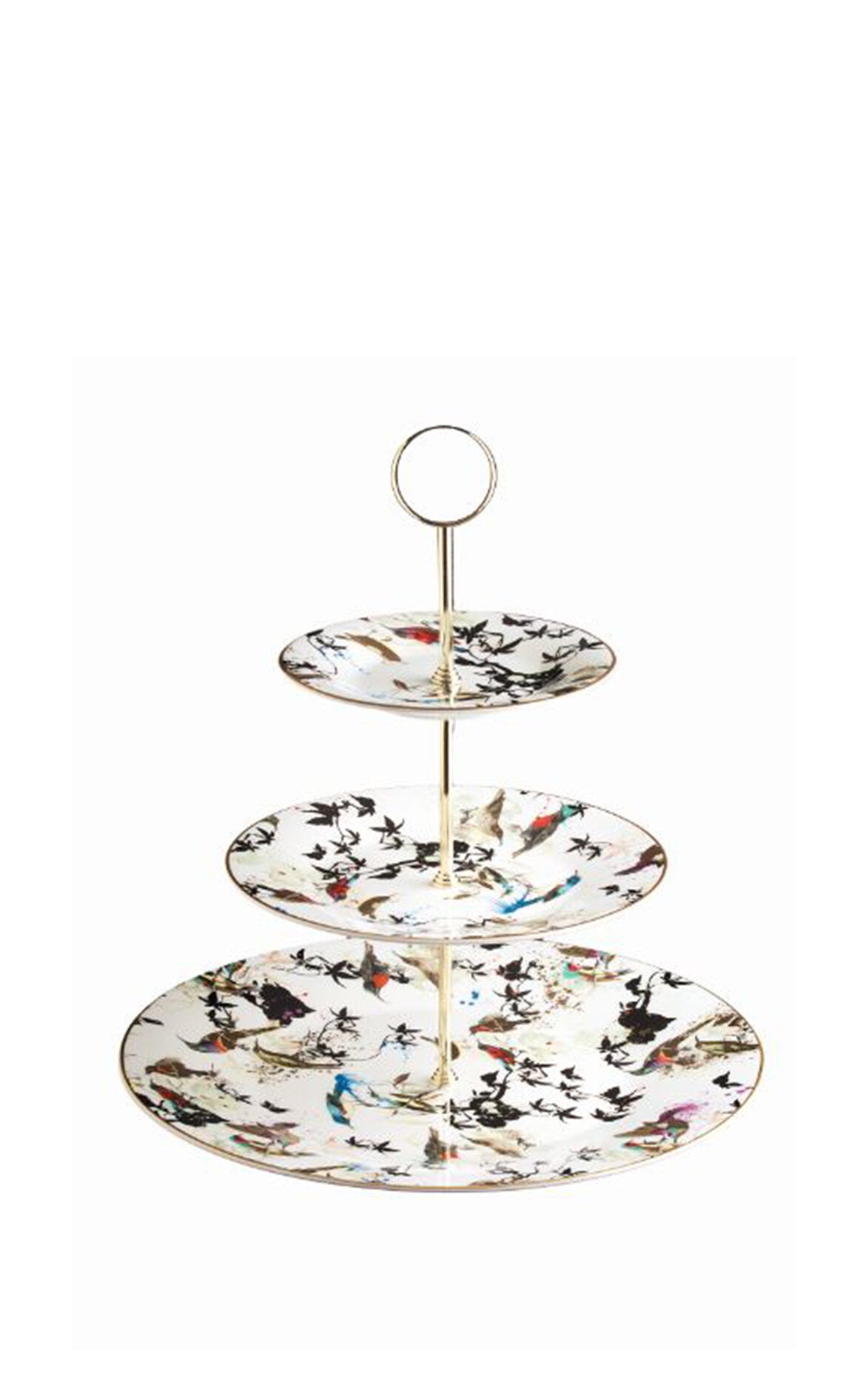 ROBERTO CAVALLI Garden's Birds 3 Katlı Servis Tabağı, 32 cm D’Maison 