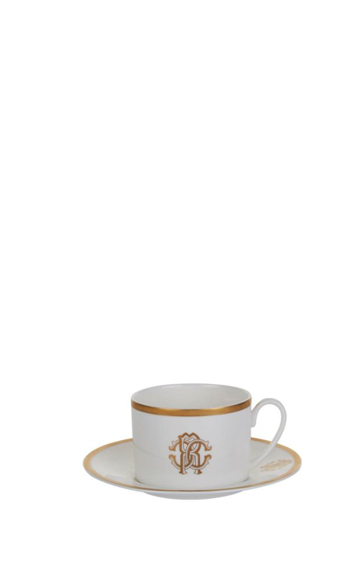 ROBERTO CAVALLI Silk Gold Kahve/Çay Fincan ve Tabağı, 2 Parça, 0,22 L D’Maison 