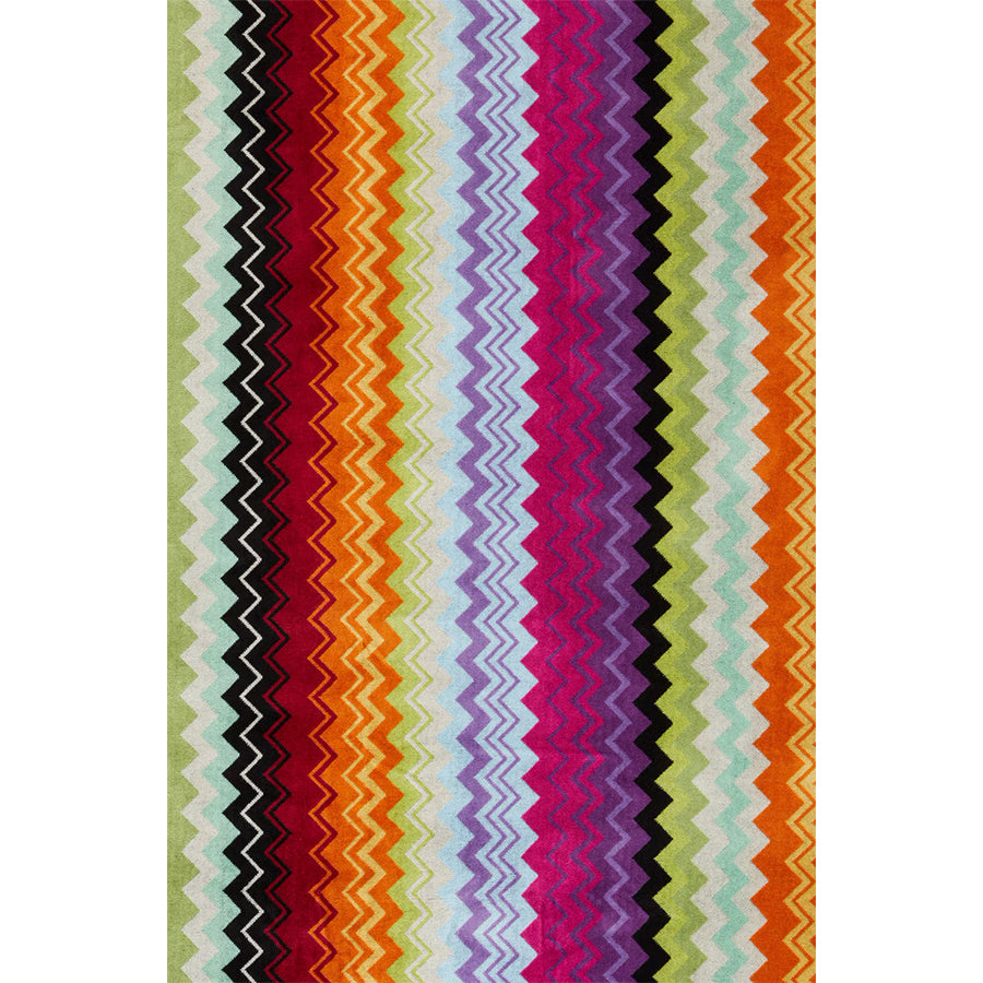 MISSONI HOME Giacomo T59- Turuncu Zigzag Desenli Banyo Havlusu 70 x 115 cm D’Maison 