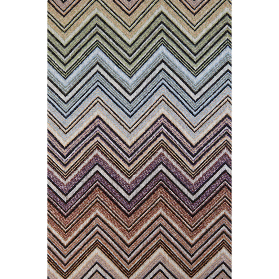 MISSONI HOME Perseo Siyah Çok Renkli Zigzag Desenli %100 Kaşmir ve Yün Karşımı Koltuk Şalı D’Maison 